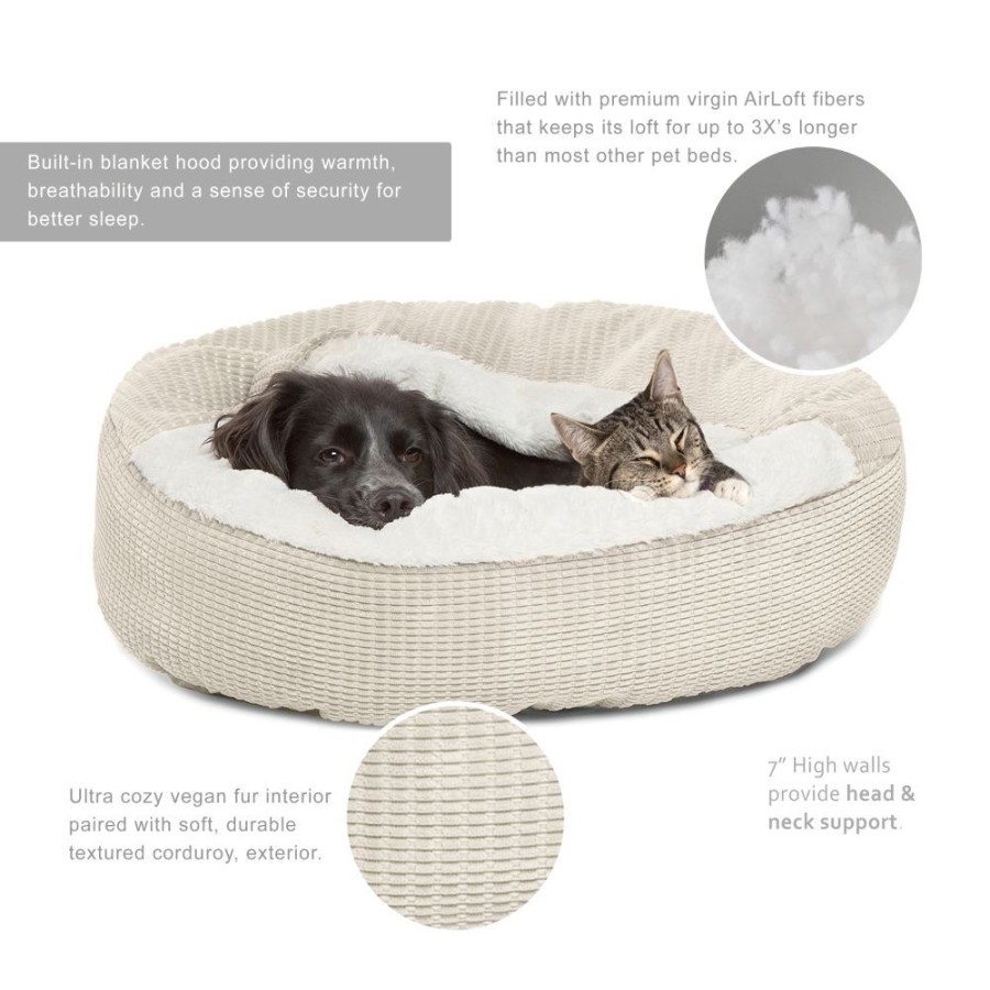 Beds, Crates, Etc. Best Friends By Sheri | Cozy Cuddler Mason Cat And Dog Bed, Oyster