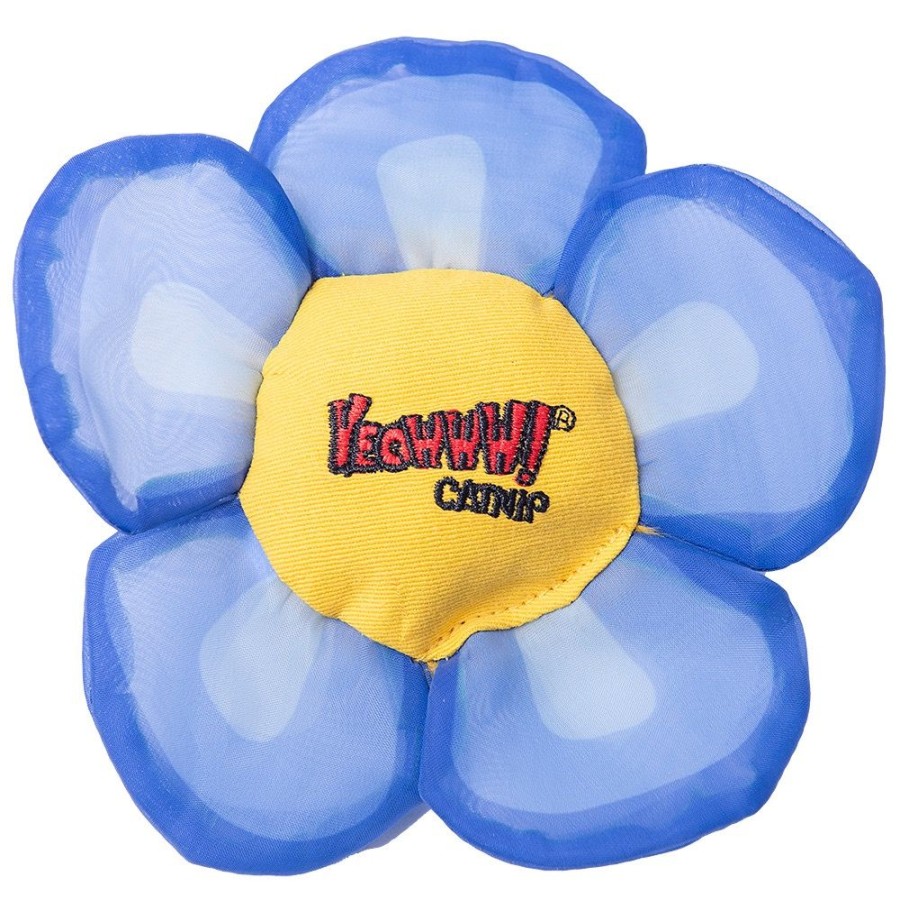 For Cats & Other Critters Yeowww! | Yeowww! Catnip Daisy'S Flower Tops Blue