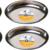 Bowls & Feeding Supplies OurPet's | Our Pets® Durapet Stainless Steel Oval Cat Dish, 12 Oz.