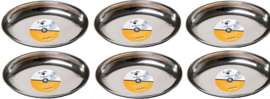 Bowls & Feeding Supplies OurPet's | Our Pets® Durapet Stainless Steel Oval Cat Dish, 12 Oz.