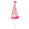 Pet Apparel The Worthy Dog | Pink Birthday Party Hat