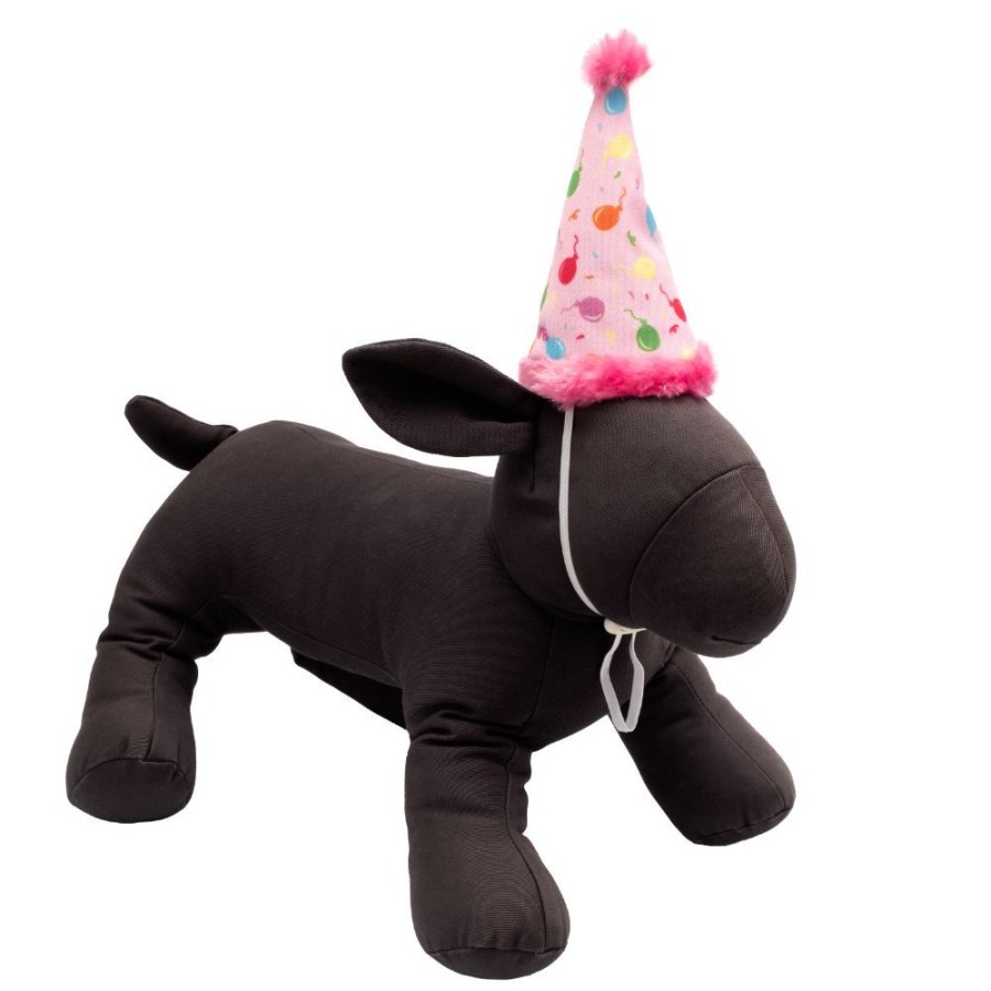 Pet Apparel The Worthy Dog | Pink Birthday Party Hat