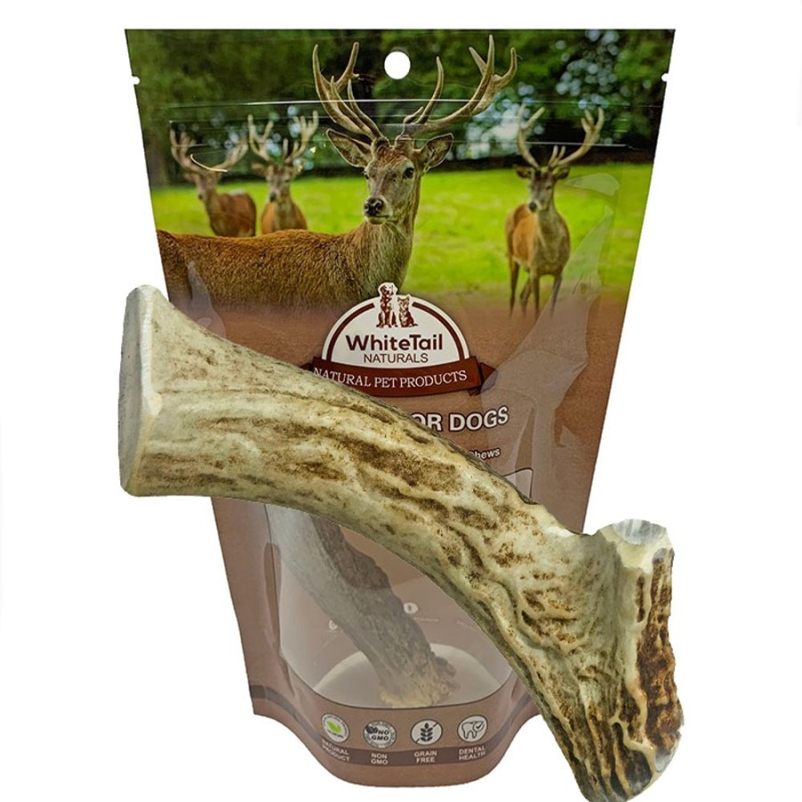 Treats WhiteTail Naturals | (Medium) - Deer Antler Dog Chews