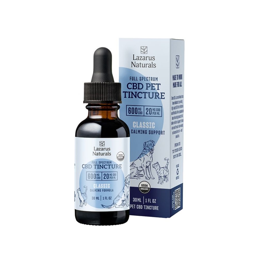 Health & Safety Lazarus Naturals | Calming Organic Cbd Oil For Pets - 30 Ml (600 Mg Cbd)