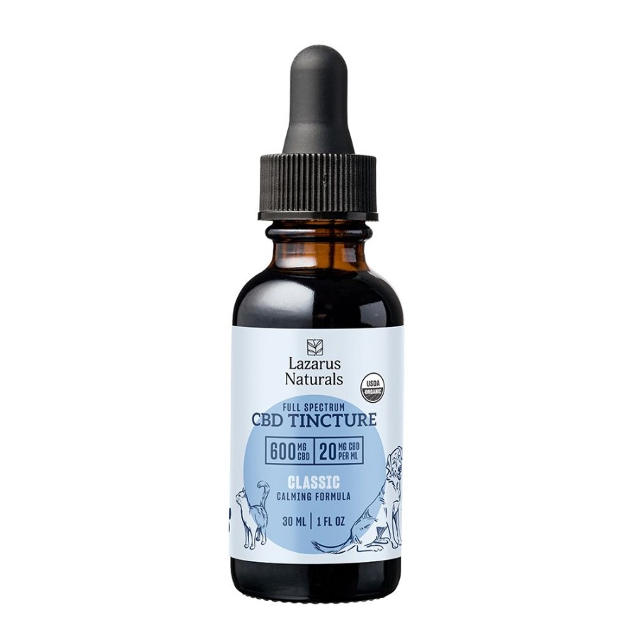 Health & Safety Lazarus Naturals | Calming Organic Cbd Oil For Pets - 30 Ml (600 Mg Cbd)