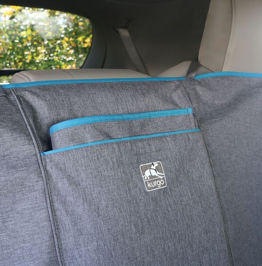 Travel Kurgo | Coast To Coast Hammock - Heather Grey/Coastal Blue