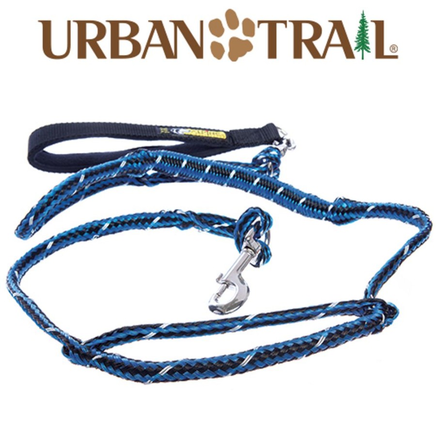 Collars, Leads & Accessories Alpine Outfitters® | Urban Trail® Jogger'S Leash W/Traffic Handle, Shock Absorber, Reflective