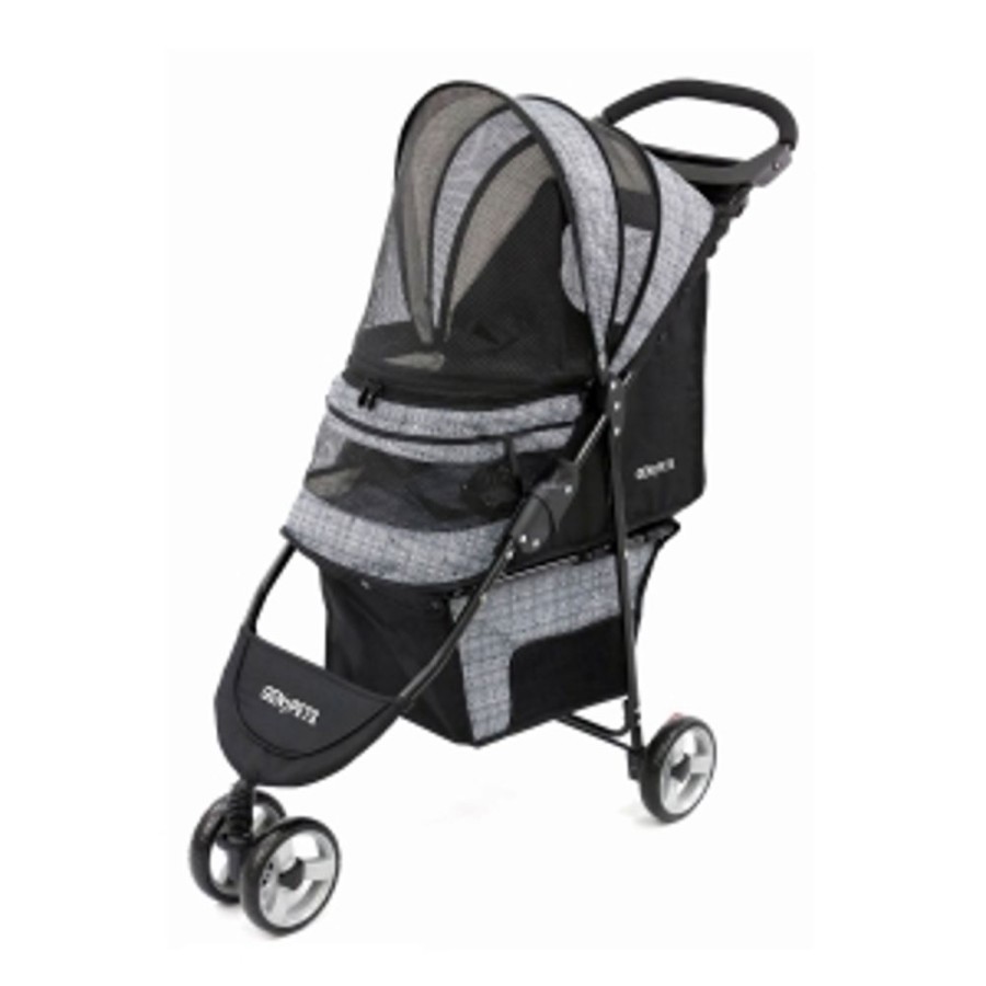 Totes & Carriers Gen7Pets | Gen7Pets® Regal Plus Starry Night Gray Pet Stroller