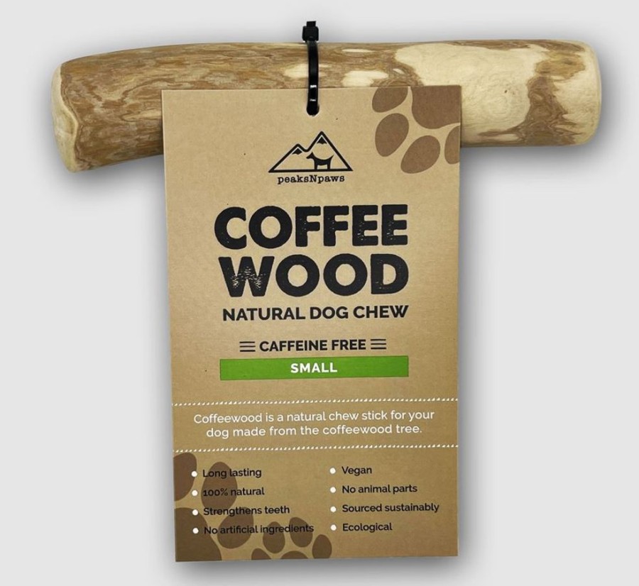 Treats peaksNpaws | Premium Coffee Wood Dog Chews - Small