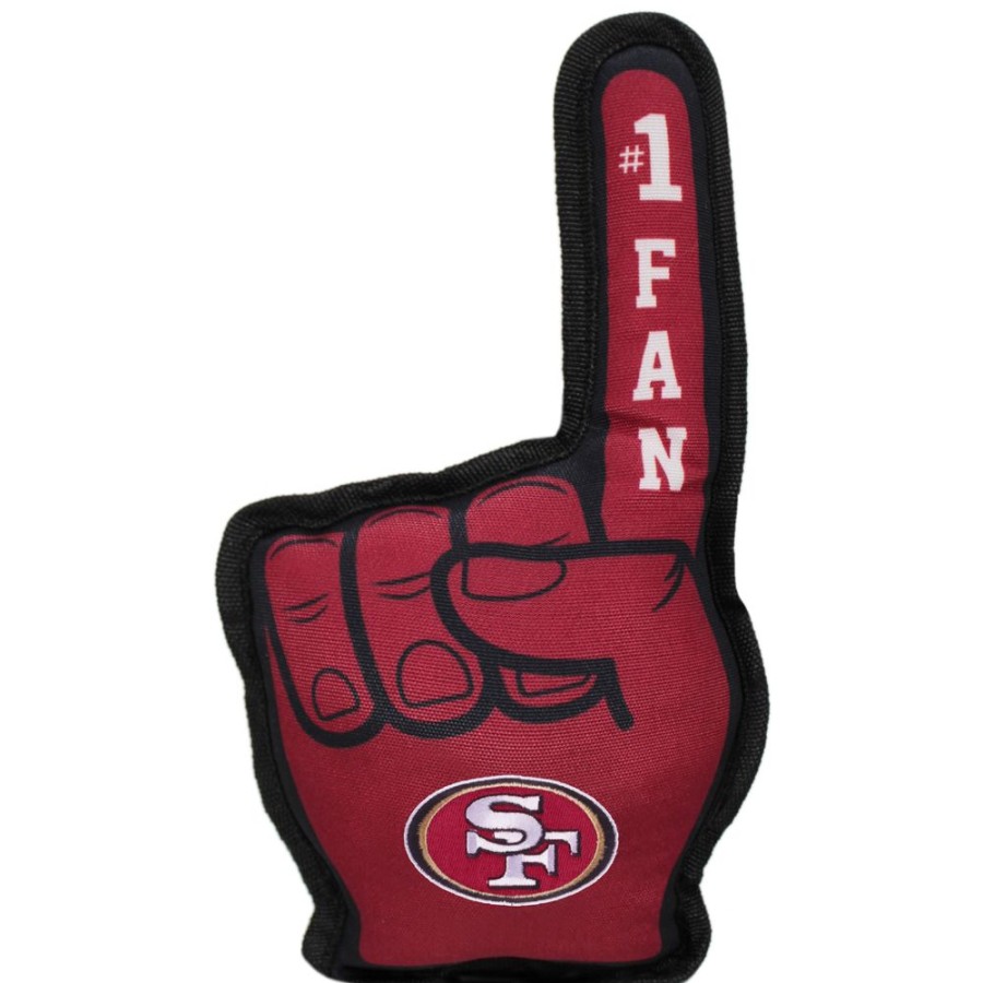 Pet Apparel Pets First, Inc. | San Francisco 49Ers #1 Fan Pet Toy By Pets First