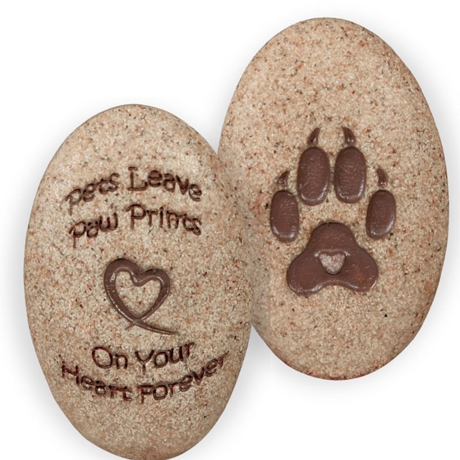 Special Occasion & Holiday AngelStar | Dog Paw Print Stone