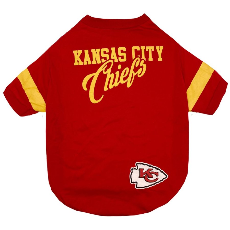 Pet Apparel (Continued) Pets First, Inc. | Kansas City Chiefs Stripe Tee