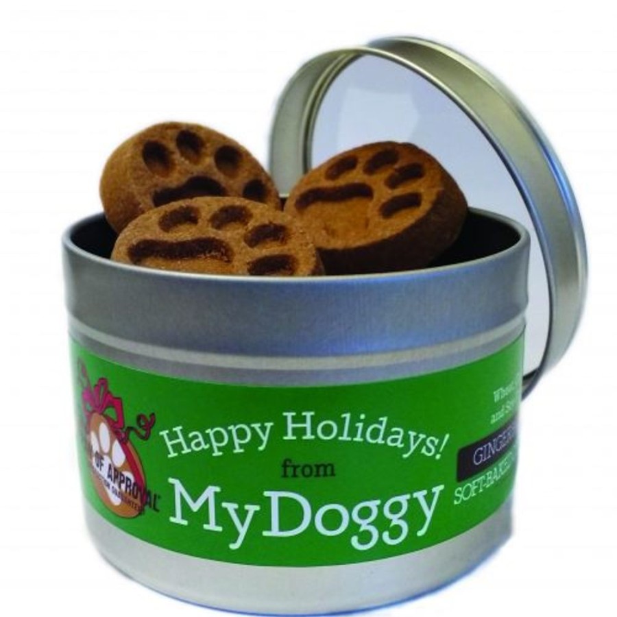 Special Occasion & Holiday My Doggy™ | 8 Oz Holiday Tin - Gingerbread - Seasonal