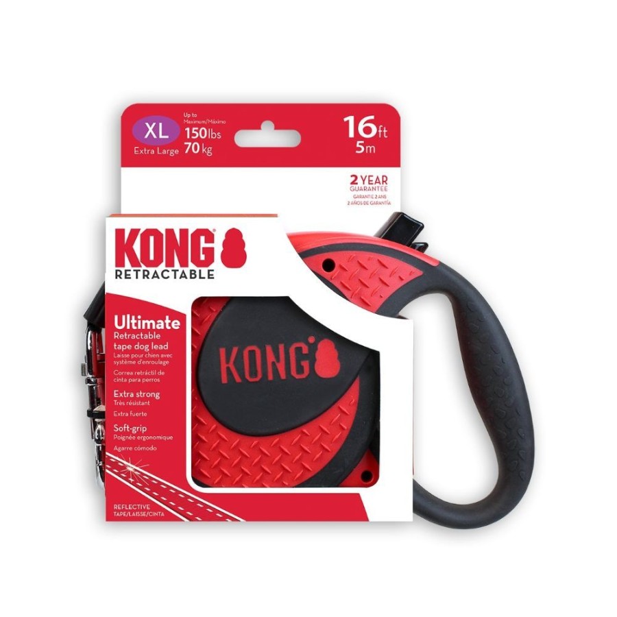 Collars, Leads & Accessories KONG® Leashes | Kong Retractable Leash Ultimate Extra Large - 3 Colors