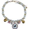 Collars, Leads & Accessories Dog Squad | Pearl Charm Necklace With Terrier