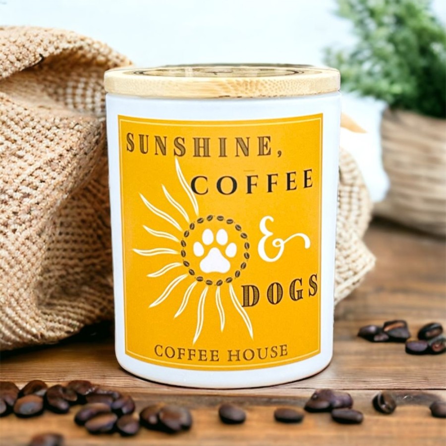 For The Home Black Dog Candle Shoppe | Sunshine, Coffee And Dogs Lover Candle