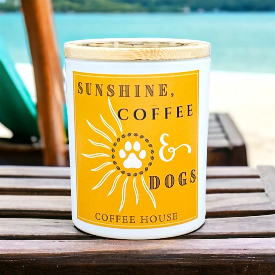 For The Home Black Dog Candle Shoppe | Sunshine, Coffee And Dogs Lover Candle