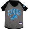 Pet Apparel Pets First, Inc. | Detroit Lions Hoody Dog Tee By Pets First