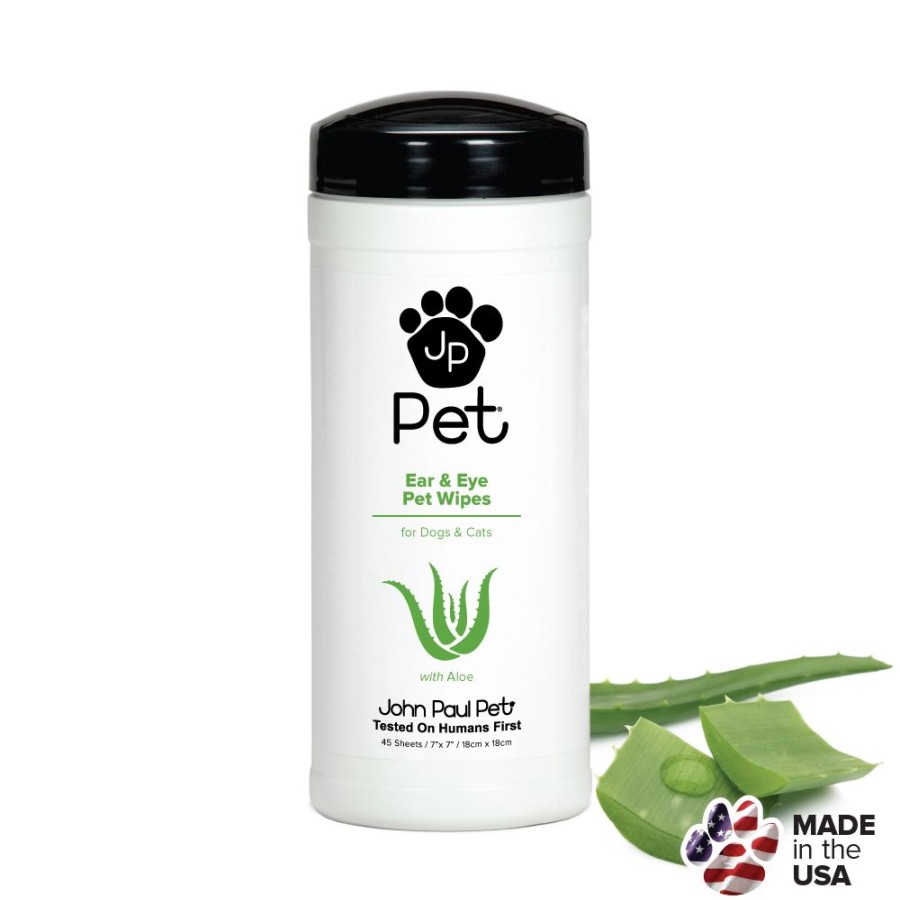 Grooming & Shampoos John Paul Pet Products™ | Ear & Eye Pet Wipes - Clean Face