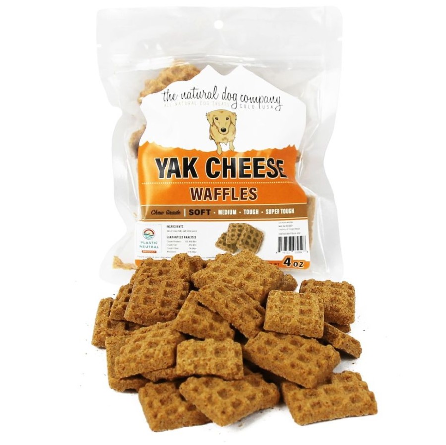 Treats Tuesday's Natural Dog Company | Yak Cheese Waffles - 4 Oz Value Pack