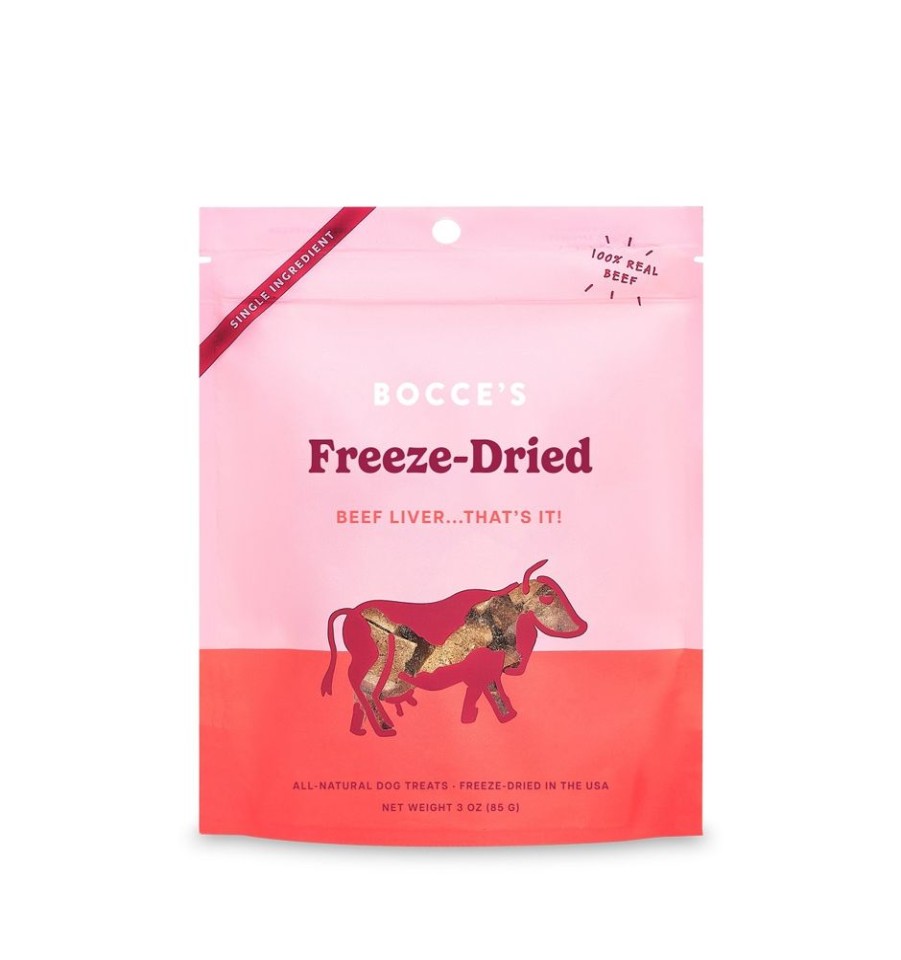 Treats Bocce's Bakery | Bocce'S Bakery Beef Liver Freeze Dried Treats 3Oz