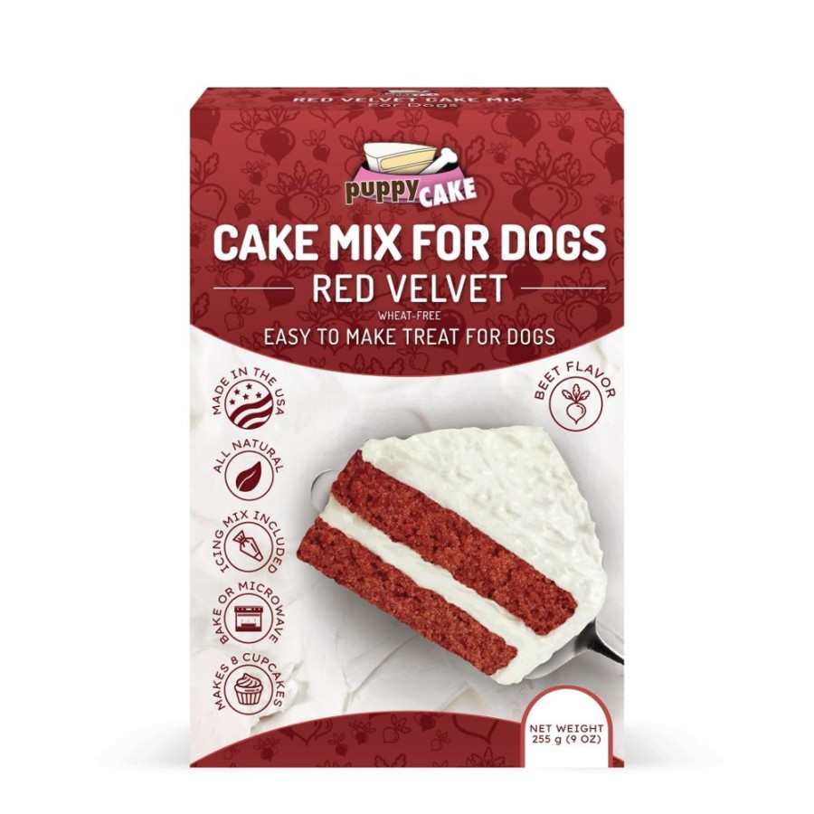 Treats Puppy Cake | Puppy Cakes - Cake Mix - Red Velvet