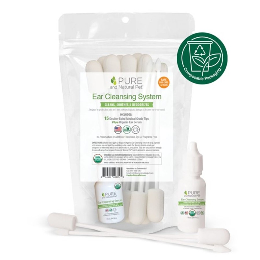 Grooming & Shampoos Pure and Natural Pet® | Ear Cleansing System Kits