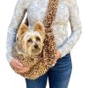 Totes & Carriers Dog Squad | New Adjustable Furbaby Sling Bag, Cheetah