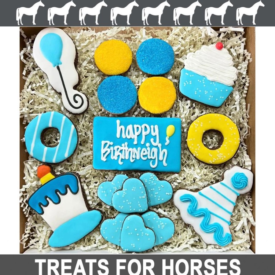 For Cats & Other Critters Snaks 5th Avenchew | Birthday Boy Snakbox (Horse) - Gourmet Horse Treats By Snaks 5Th Avenchew