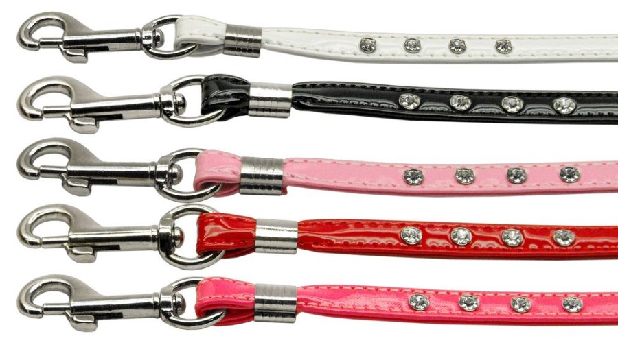 Collars, Leads & Accessories Mirage Pet Products | Patent Jewel 3/8" Jewel Leash