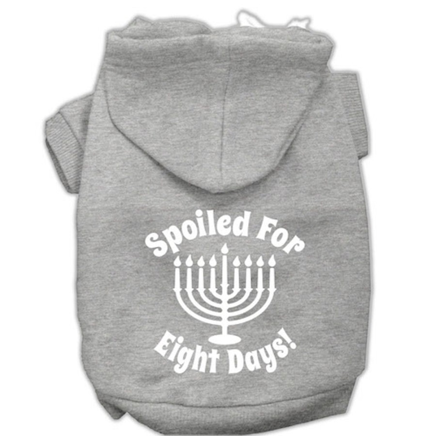 Special Occasion & Holiday Mirage Pet Products | Spoiled For 8 Days Screenprint Dog Pet Hoodies