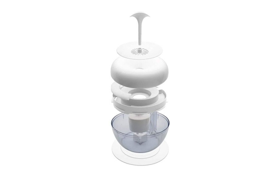 Bowls & Feeding Supplies IntelliLeash | Purrfect Water Fountain (White) For Cats And Other Small Pets