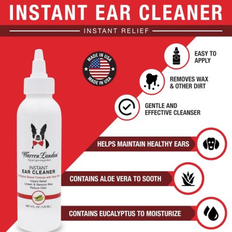 Grooming & Shampoos Warren London | Instant Ear Cleaner By Warren London