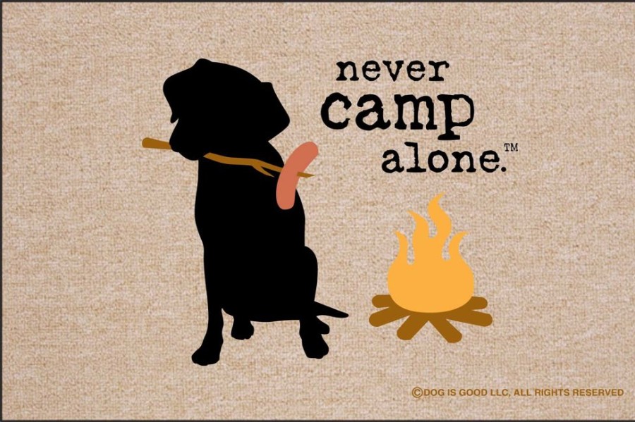 For The Home High Cotton, Inc. | Never Camp Alone Doormat