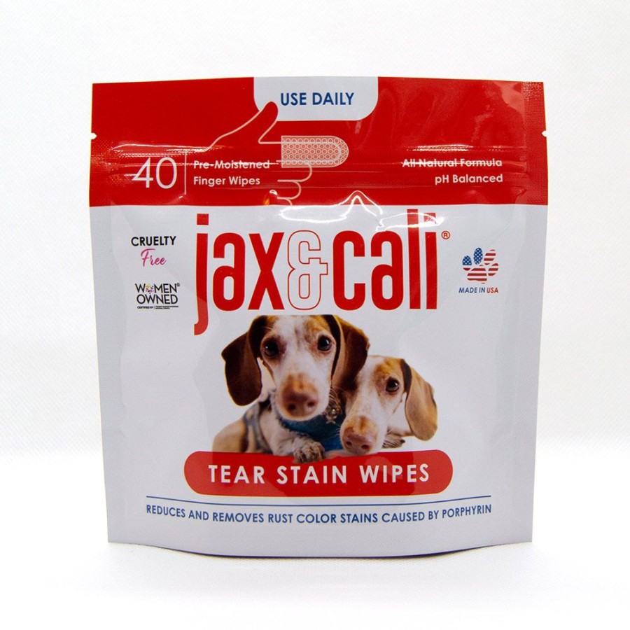 Grooming & Shampoos Jax & Cali | Jax & Cali Tear Stain Wipes