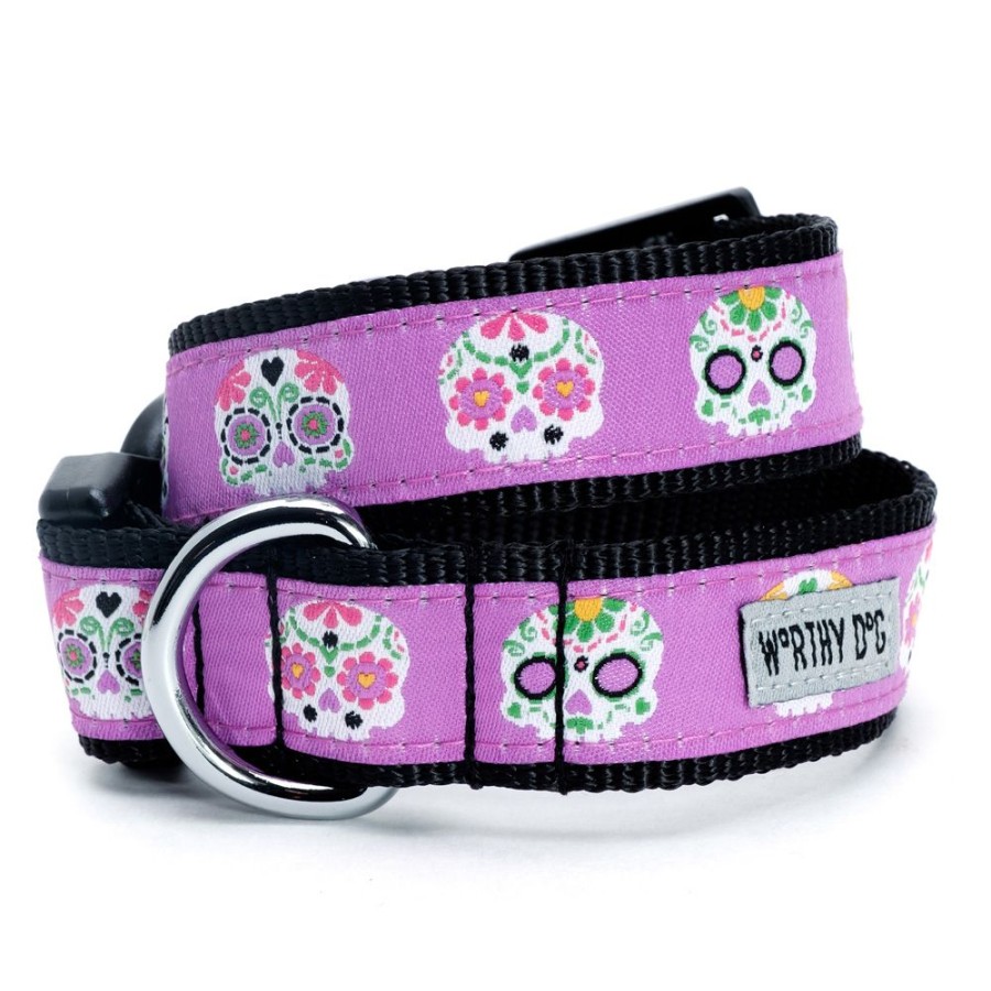 Special Occasion & Holiday The Worthy Dog | Skeletons Collar & Lead Collection