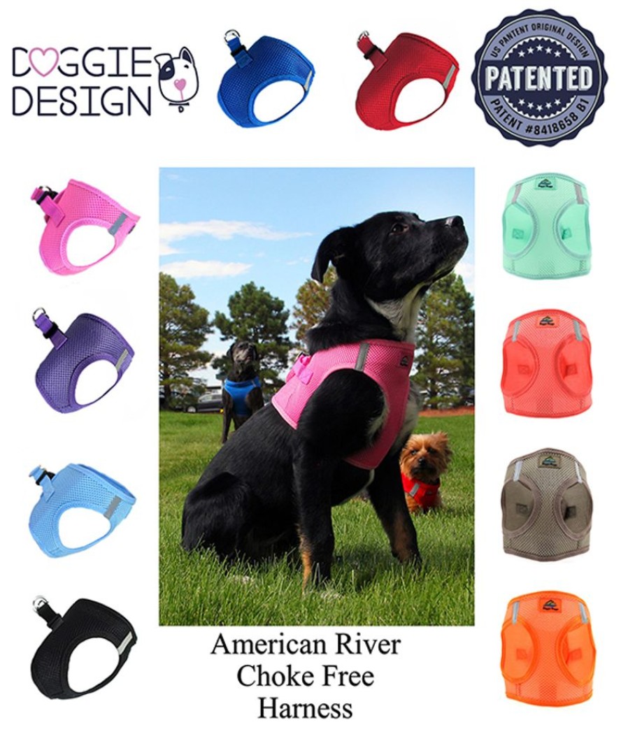 Harnesses Doggie Design, Inc. | American River Ultra Choke Free Soft Mesh Dog Harness