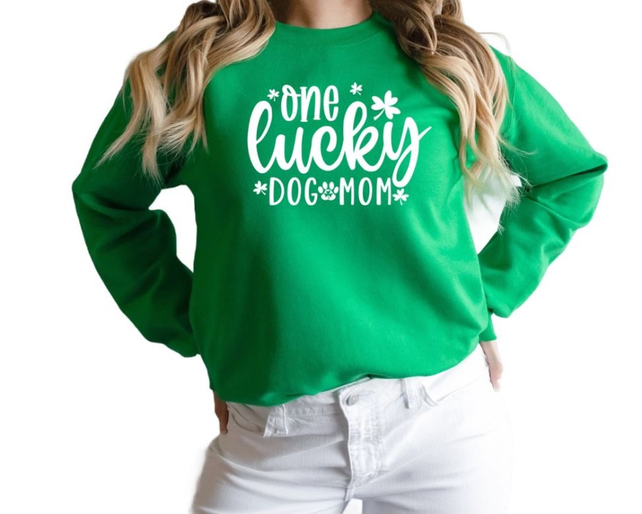 Stuff For Humans Paisley Paw Designs | St. Patrick'S Day Sweatshirt | Unisex Crew Neck | Crewneck Sweatshirt | Holiday Shirt | People Shirt