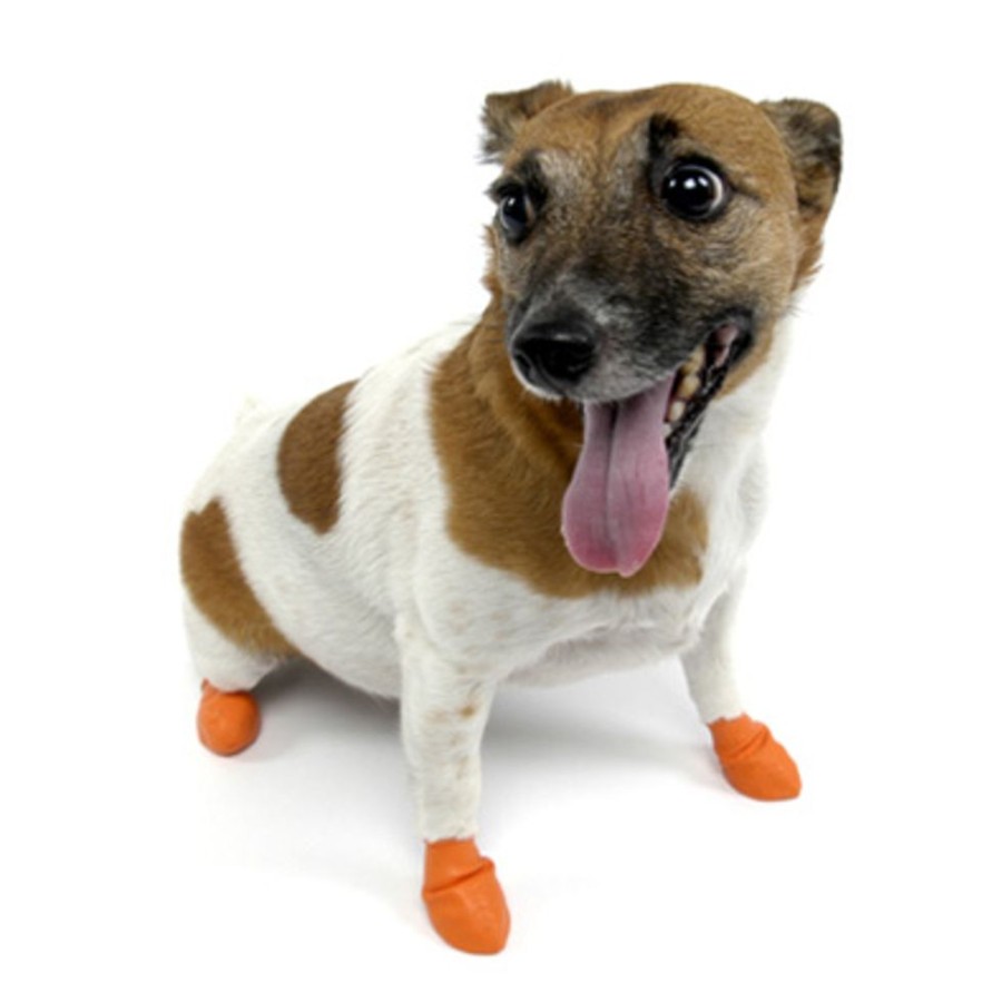 Pet Apparel PawZ Dog Boots | Pawz - Orange - Xsmall - Up To 2"