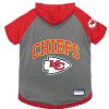 Pet Apparel Pets First, Inc. | Kansas City Chiefs Hoody Dog Tee By Pets First