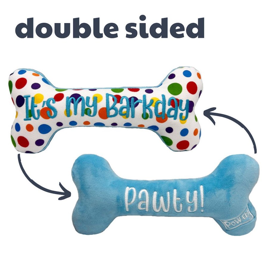 Special Occasion & Holiday Huxley & Kent® | It'S My Barkday Bone Dog Toy (Double Sided)