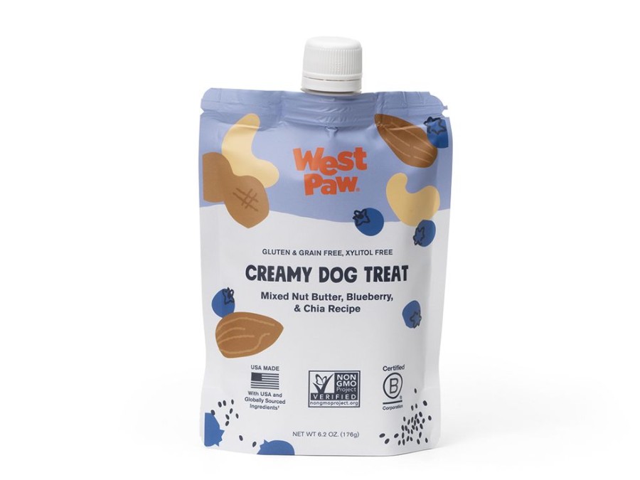 Treats West Paw | Creamy Dog Treats, 6.2Oz Pouch