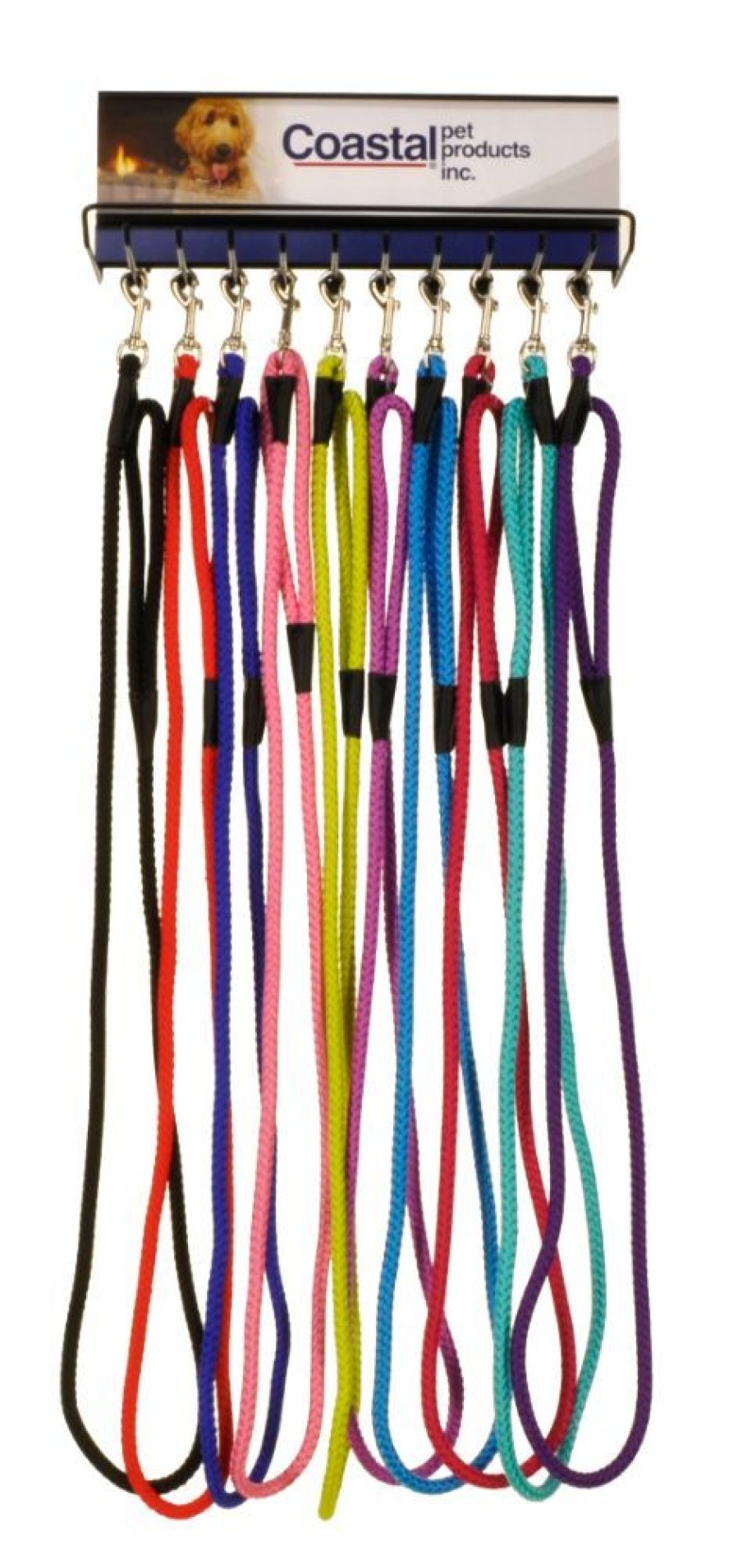 Retail Solutions Coastal Pet Products | Coastal® Rope Leash Display, 30 Pcs