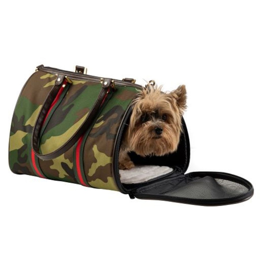 Totes & Carriers PETOTE® | Duffel - Camouflage With Stripe