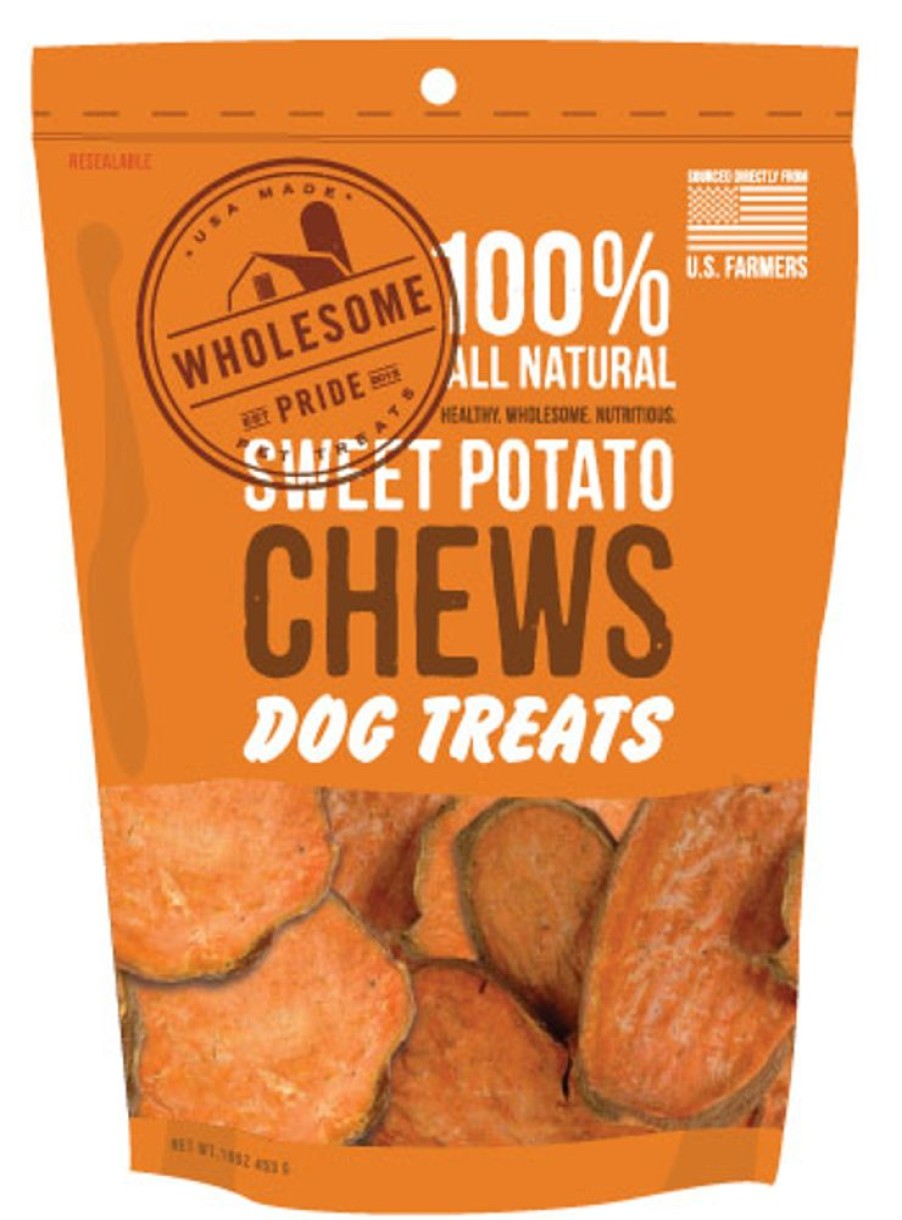 Treats Wholesome Pride Pet Treats | 8Oz. Sweet Potato Chews