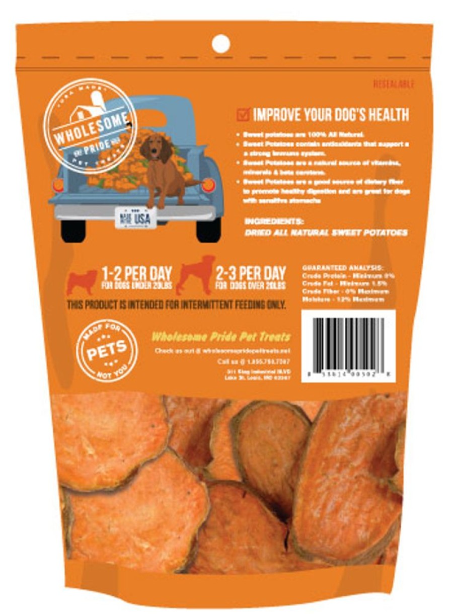 Treats Wholesome Pride Pet Treats | 8Oz. Sweet Potato Chews