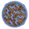 Bowls & Feeding Supplies Outward Hound® | Outward Hound Fun Feeder Slo Bowl Dog Feeder Blue Large