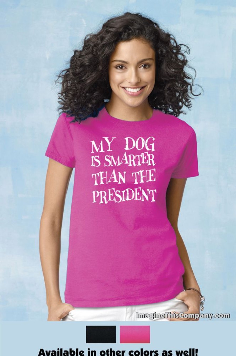 Stuff For Humans Imagine This Company | My Dog Is Smarter Than The President - 2-Pack Of T-Shirts