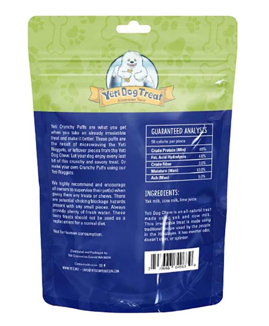 Treats Yeti Dog Chew | Yeti Dog Chew Crunchy Puffs 3.5Oz Bag