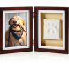 For The Home Pearhead™ | Espresso Pawprints Picture Frame And Pawprint Imprint Kit